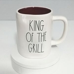 Rae Dunn King Of The Grill Ceramic Mug